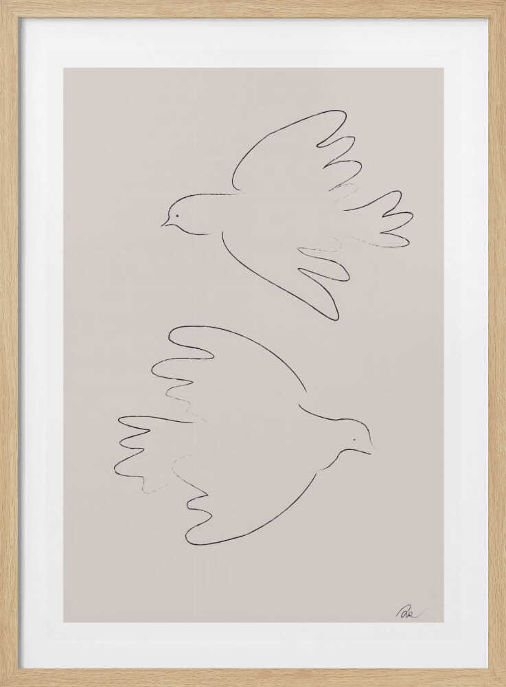 Two Doves | Poster