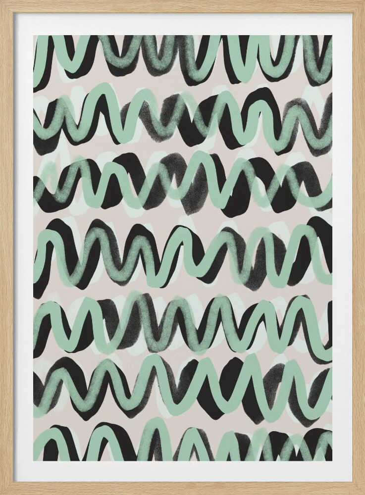 Rythme du mouvement ondulatoire | Affiche