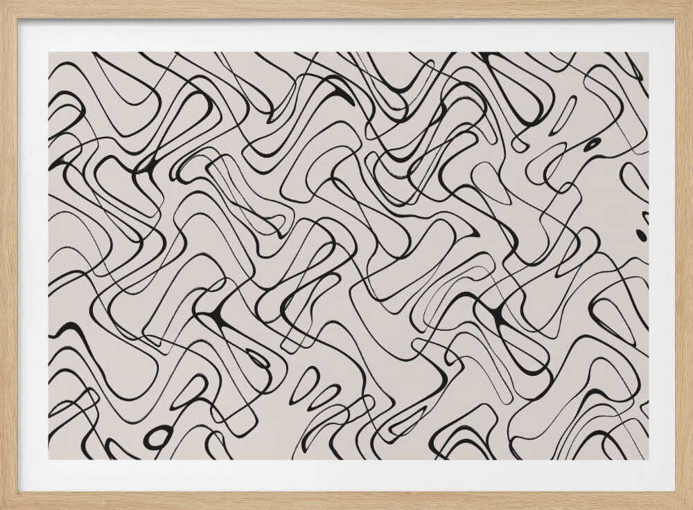 Fluid Lines Dance | Poster