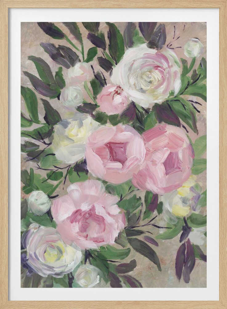 Zoye painterly bouquet | Poster