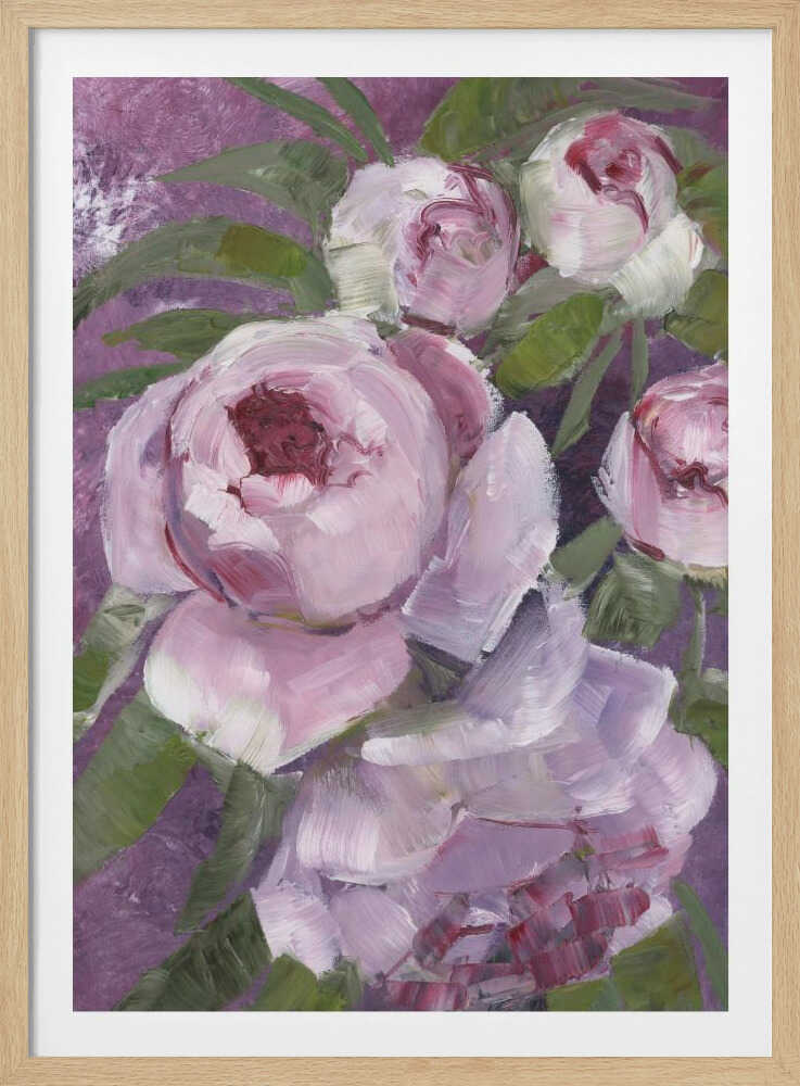Rylee painterly roses | Poster