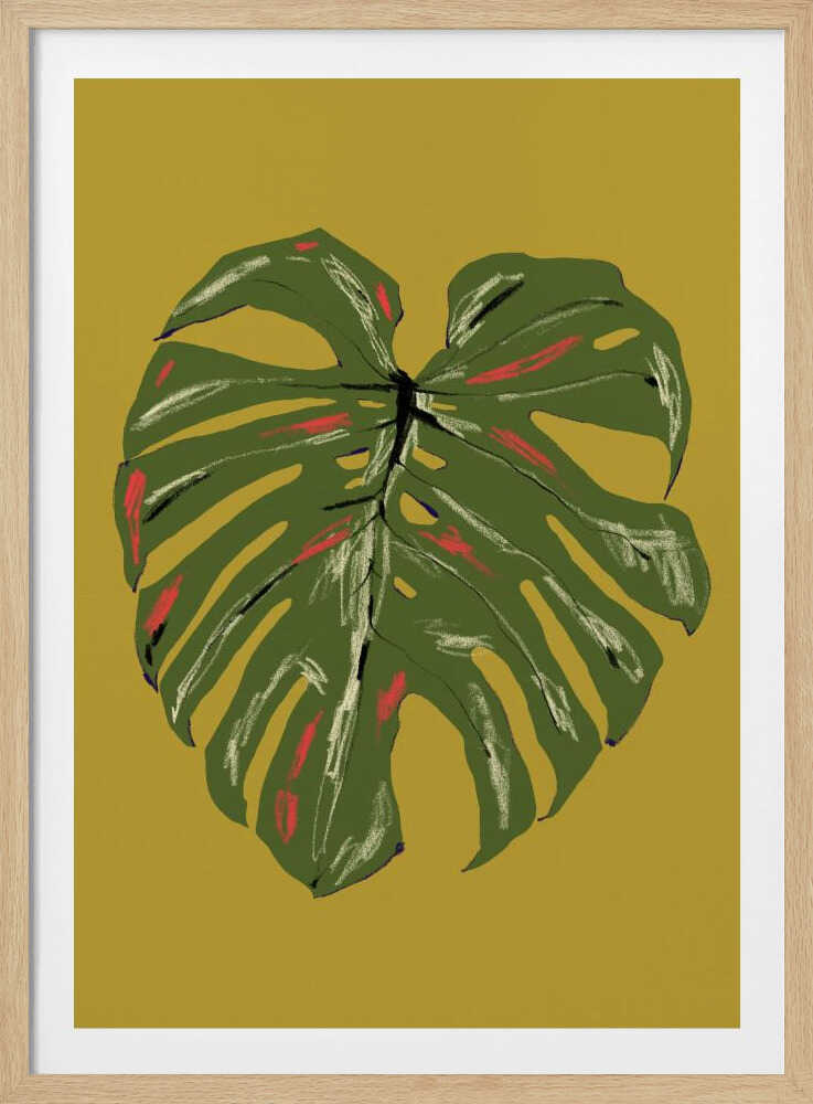 Monstera Blattgrün | Poster