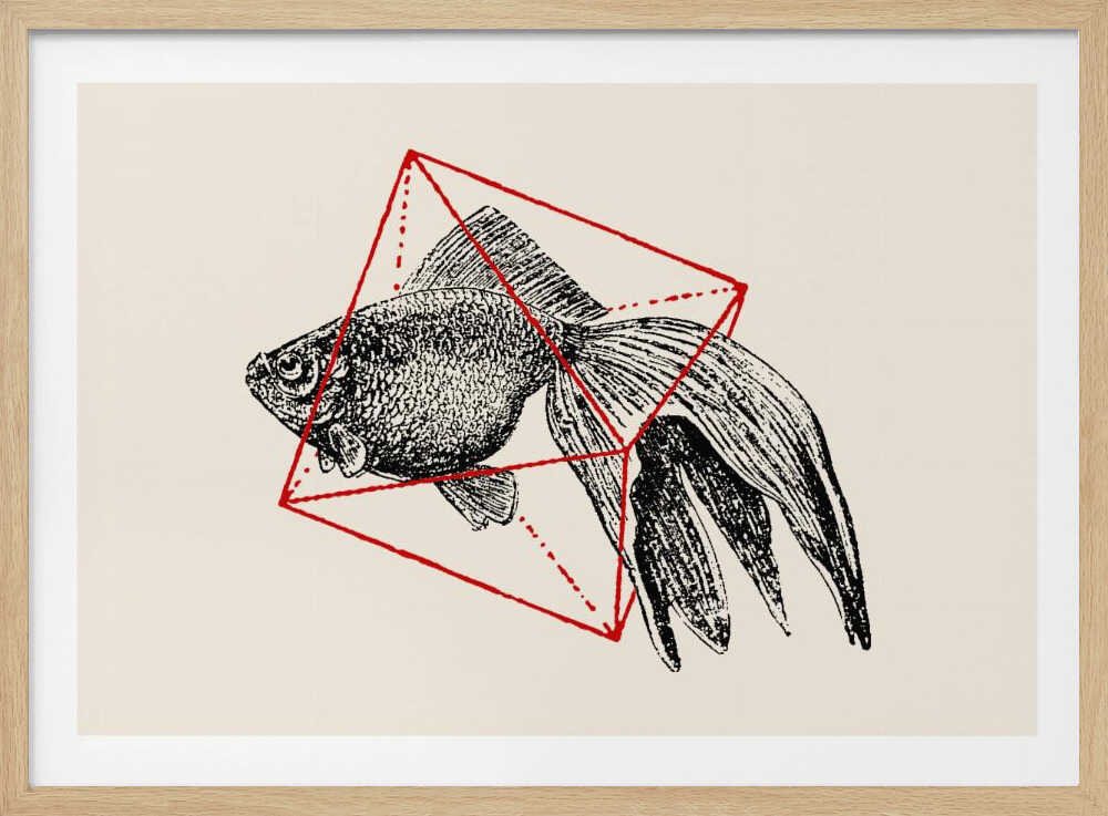 Fish In Geometrics Nº3 | Poster