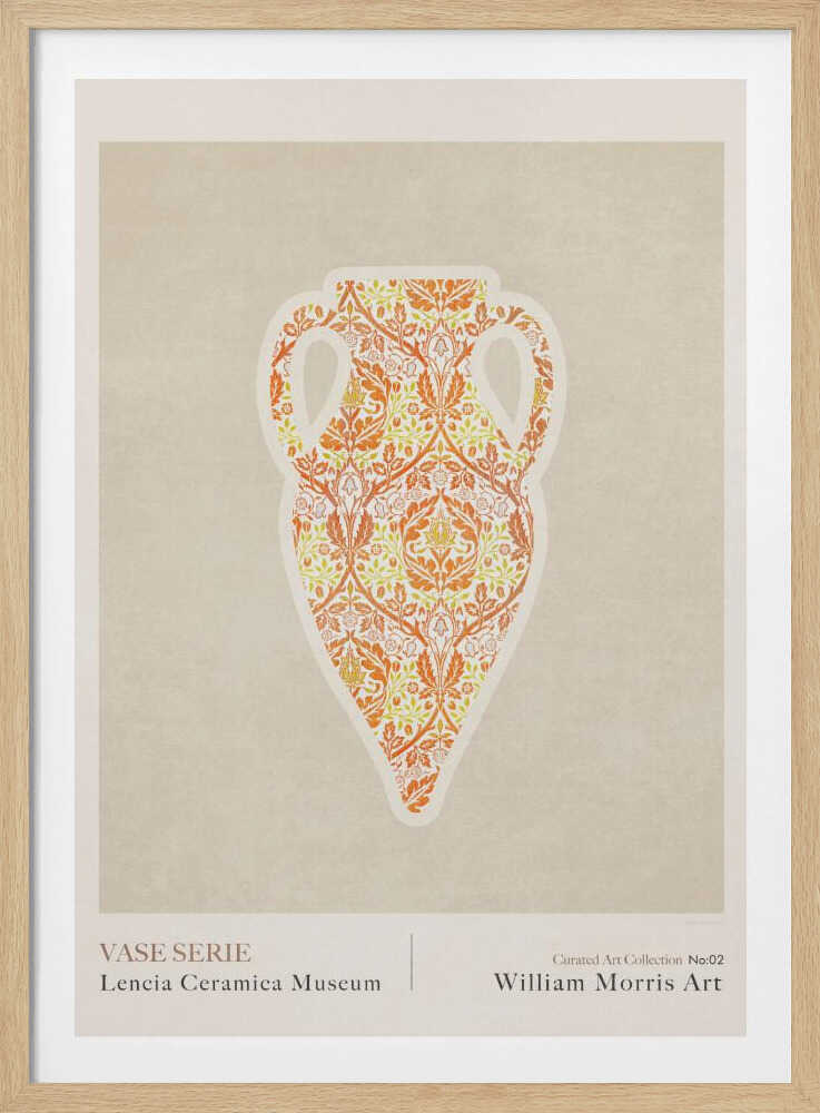 Verziertes Vasendesign | Poster