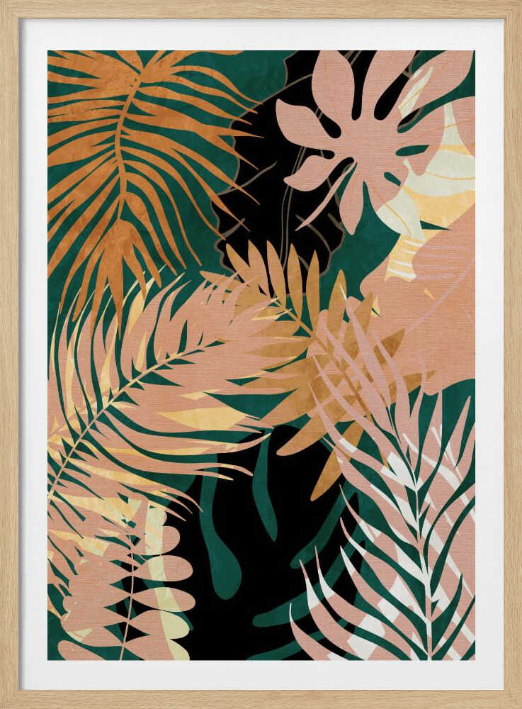 Feuilles estivales | Affiche