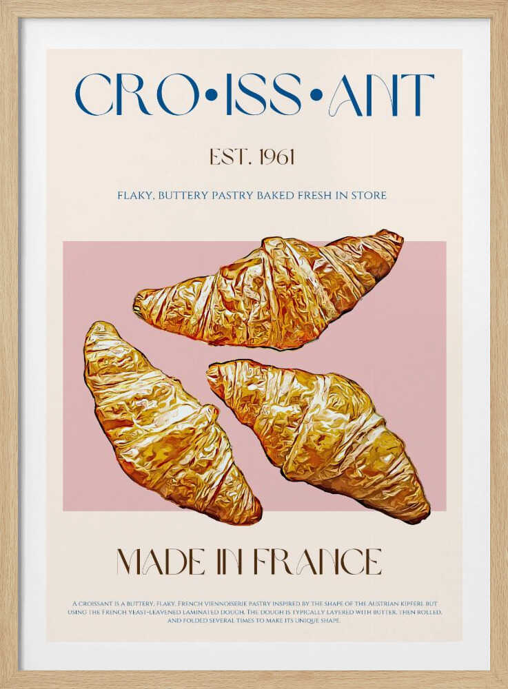 Flaky French Delight | Poster