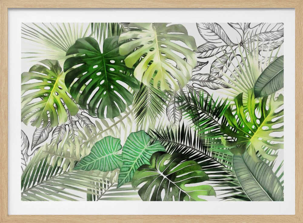 Tropical Foliage 01 | Poster