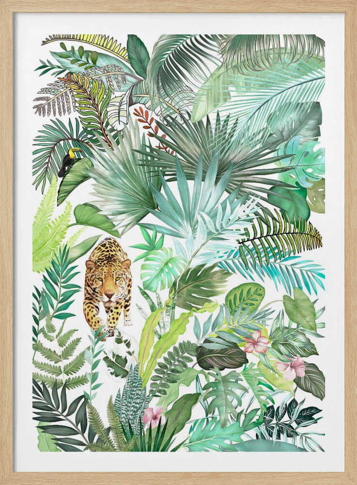 Léopard de la jungle 03 | Affiche