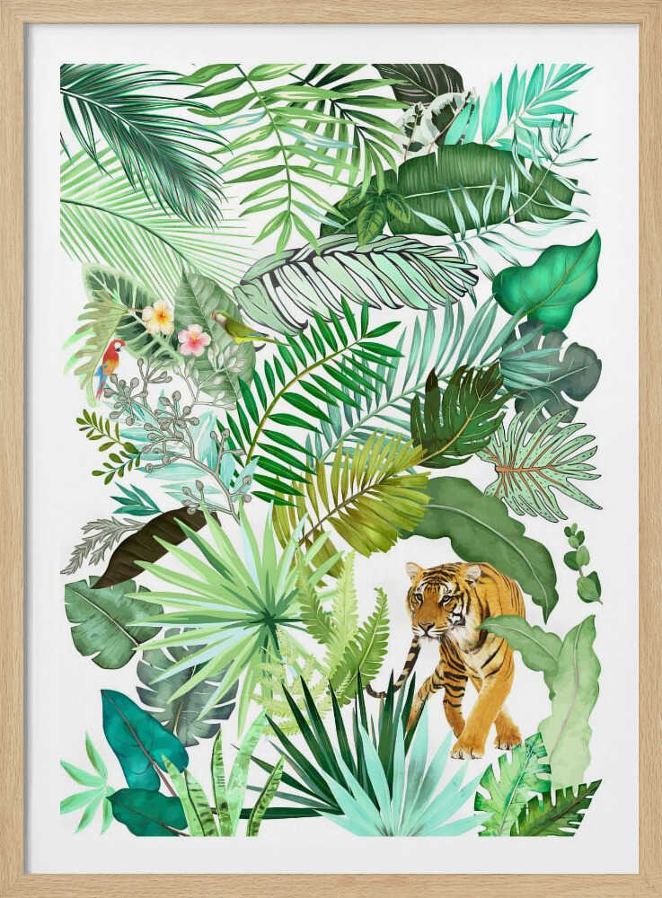Tigre de la jungle 04 | Affiche