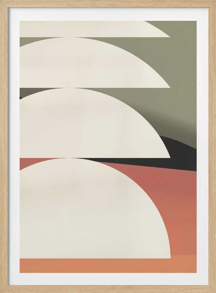 Géométrique large | Affiche