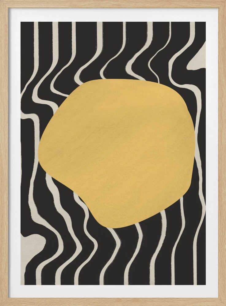 Harmonie de la Vague Dorée | Affiche