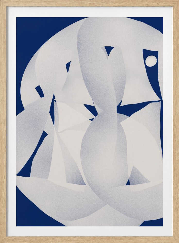 Sculpture en papier abstraite | Affiche