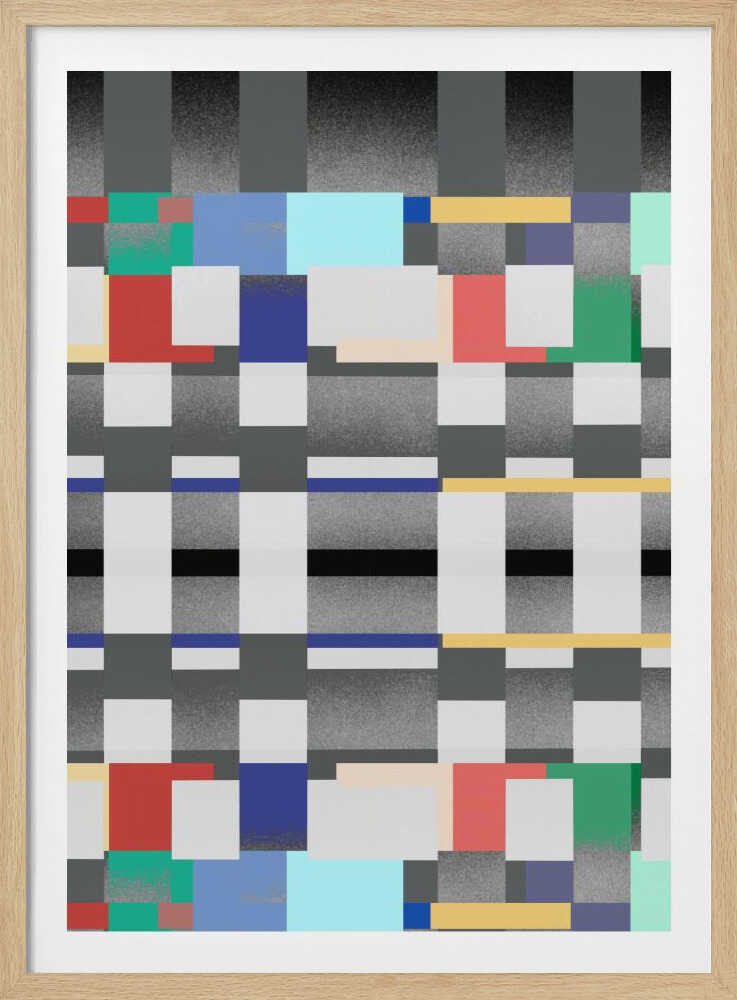 Abstract Design With A Grid Like Pattern | Poster