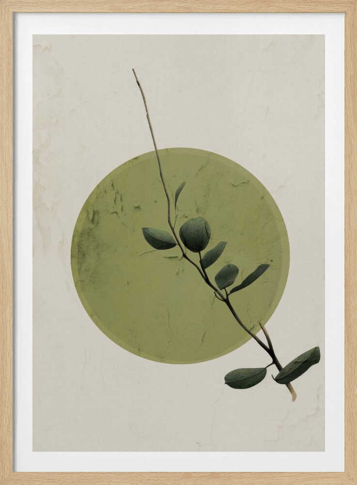 Green Serenity Circle | Poster