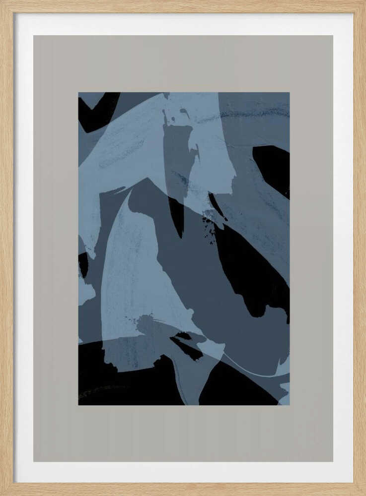 Abstrakte Pinselstriche 60Y | Poster