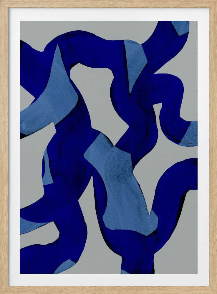 Abstrakte Pinselstriche 65X | Poster