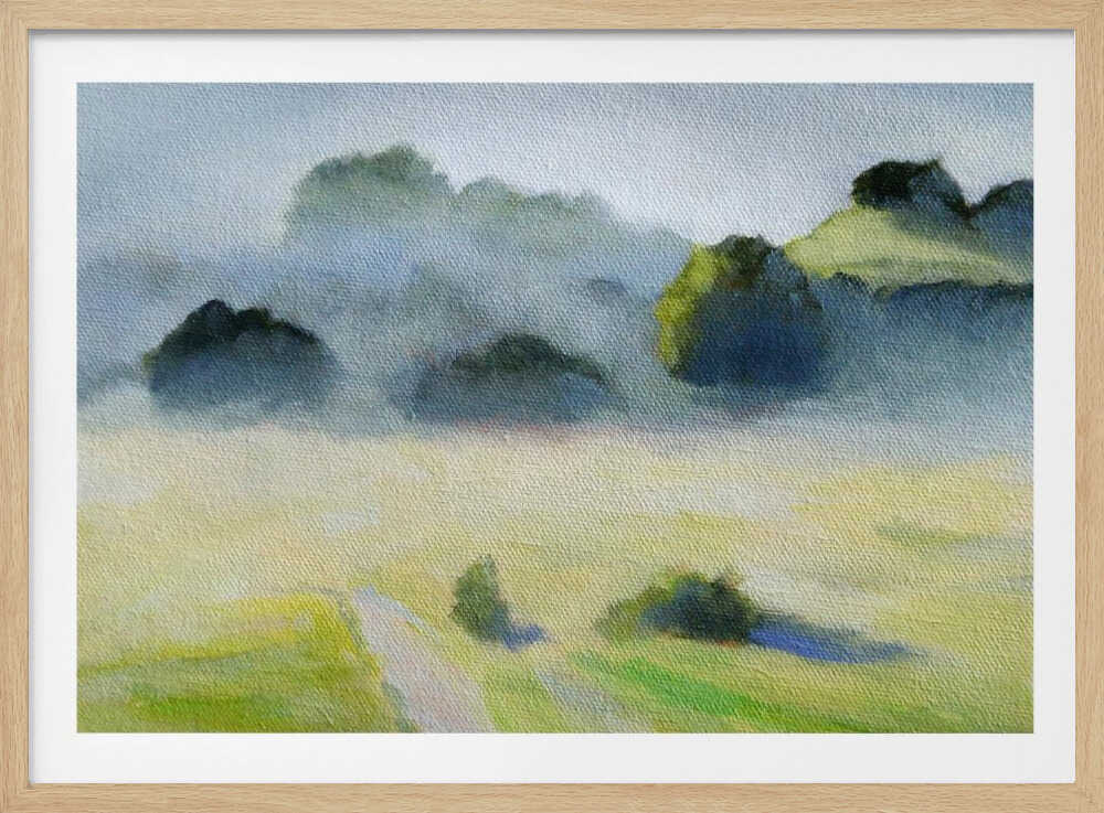 Foggy Hills | Poster