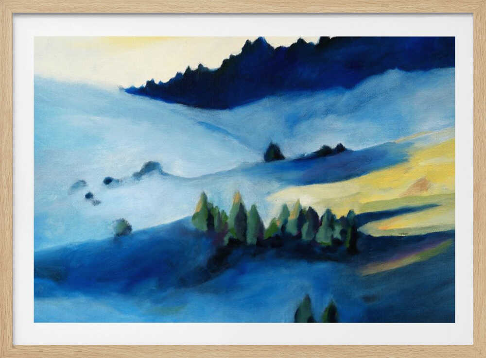 Blue Hillside | Poster