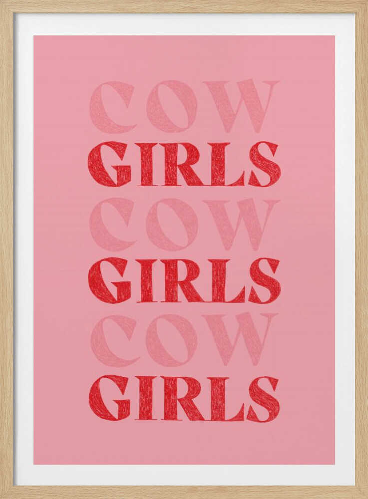 Cow Girls Girls Girls | Affiche