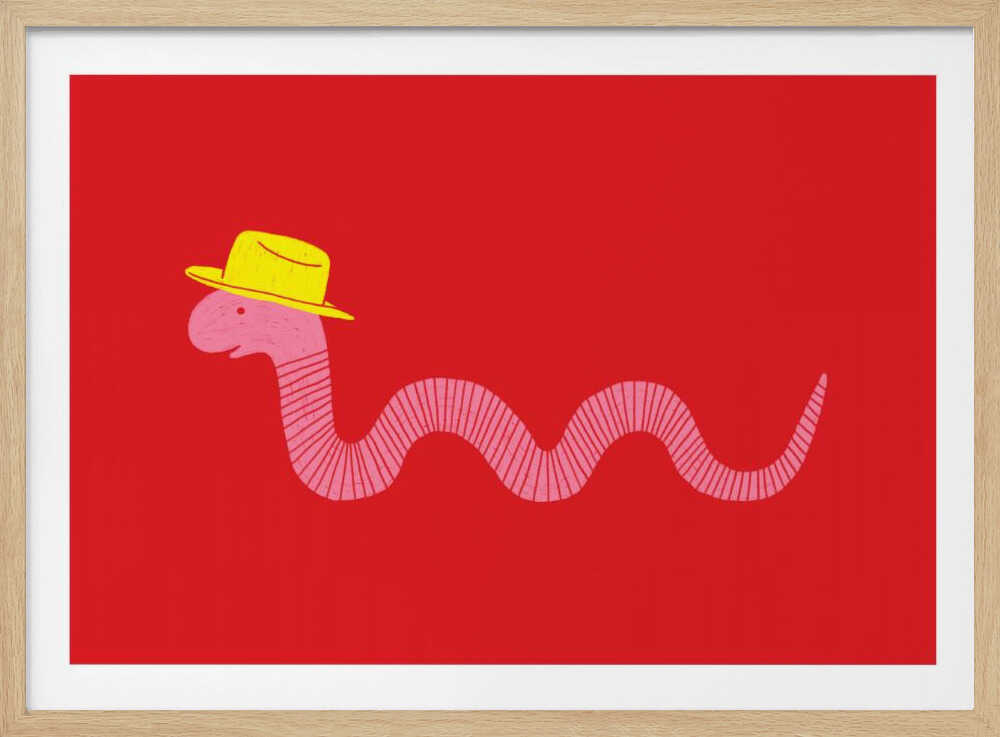 Wiggly Western Worm | Poster