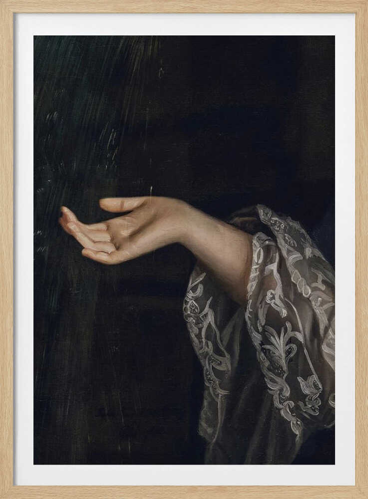 Detail einer Frau / Ölgemälde | Poster