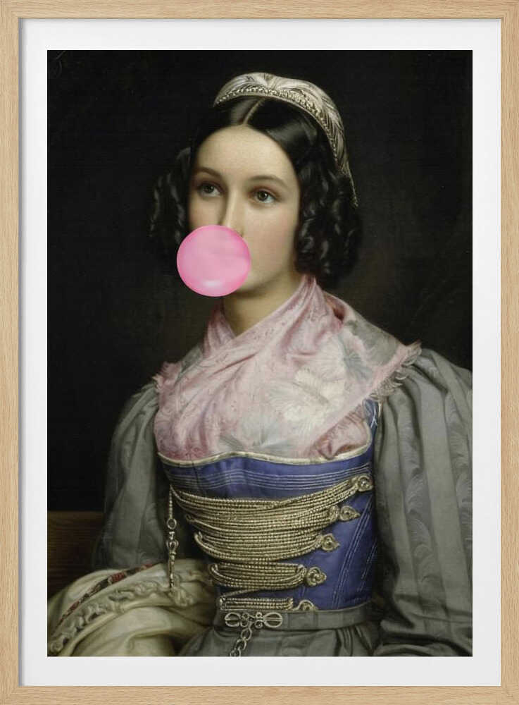 Kaugummi-Porträt | Poster