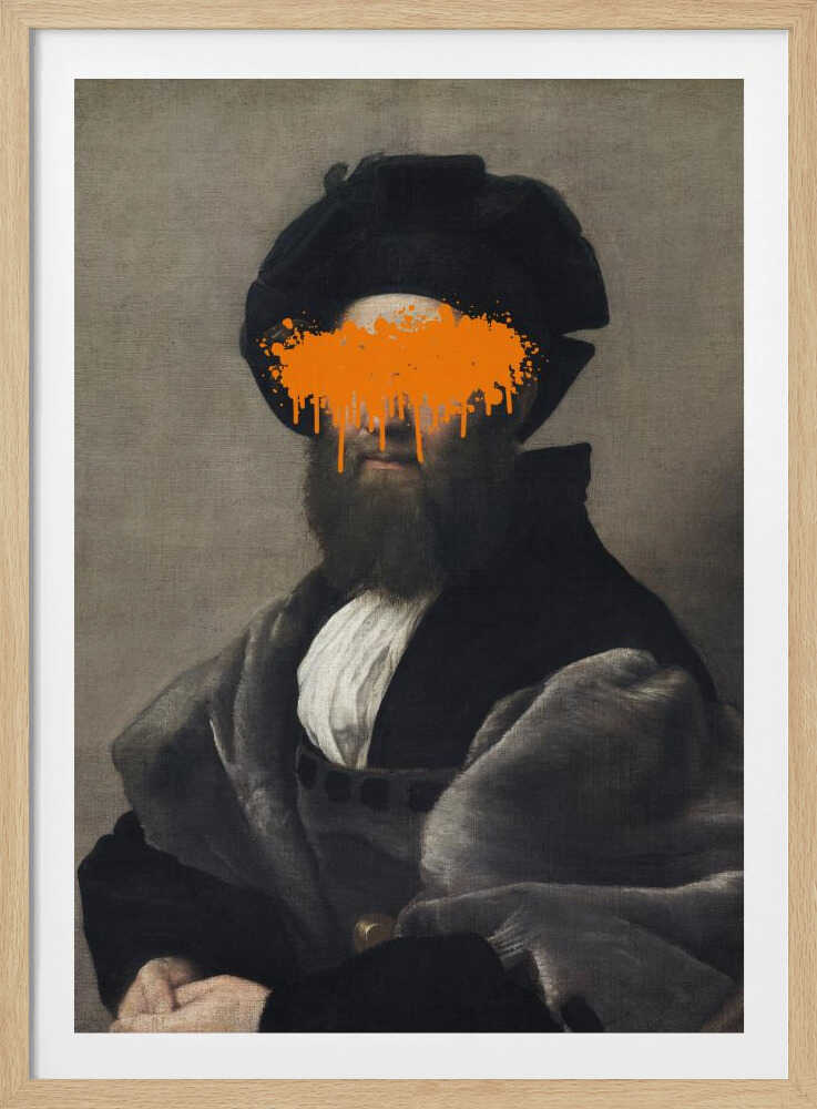 Orange Vandal Splash | Poster