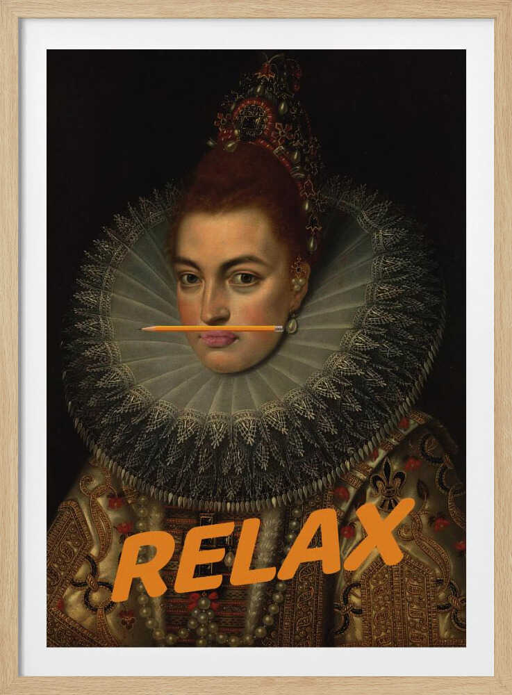 Peinture à l'huile modifiée relaxante | Affiche