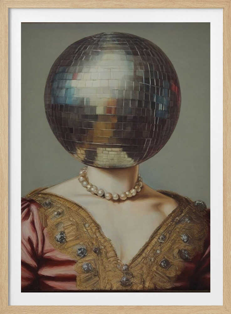 Discohead Queen / Collage-Kunst | Poster