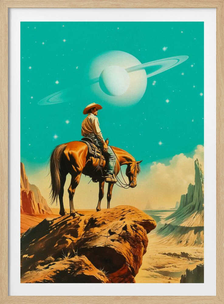 Ein westlicher Astronaut | Poster