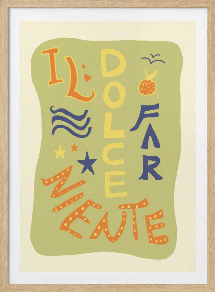 La Dolce Far Niente | Affiche