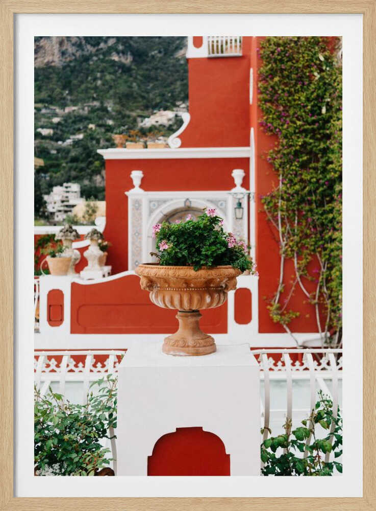 Positano IV pluvieux | Affiche