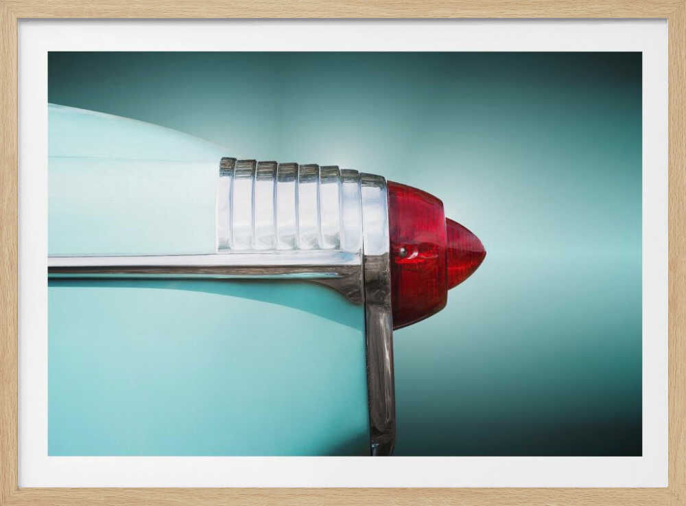 Amerikanischer Oldtimer Super 88, Baujahr 1953, Heckansicht | Poster