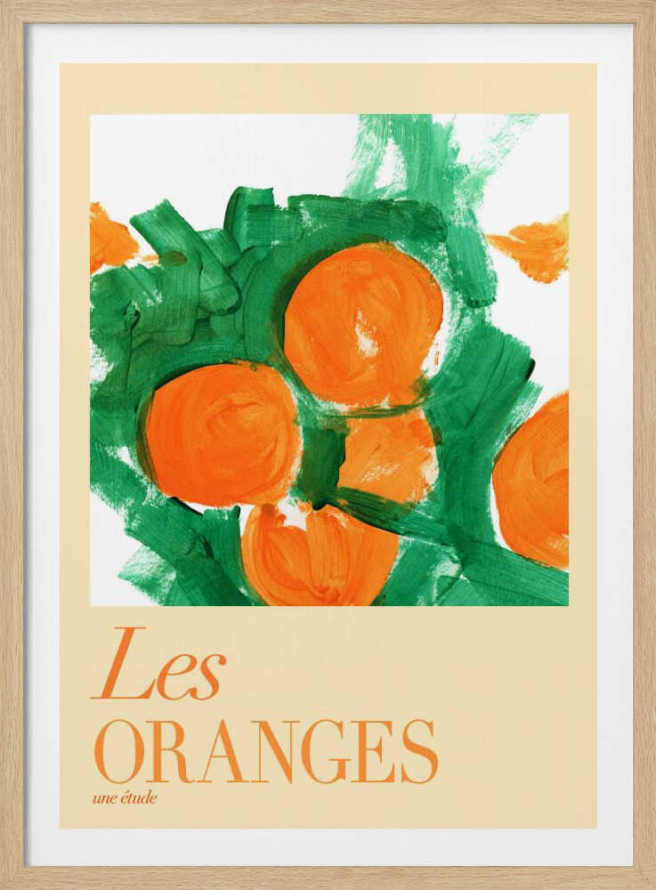 Les Oranges Une Étude 1 | Affiche