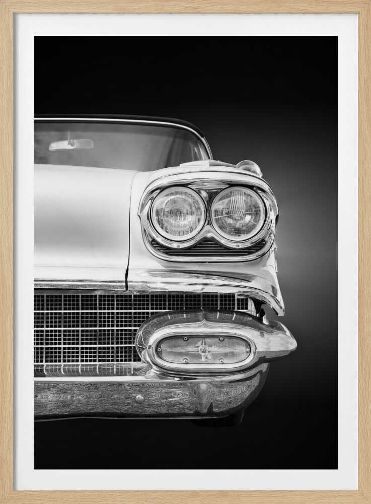 American classic car Bonneville 1958 Convertible | Poster