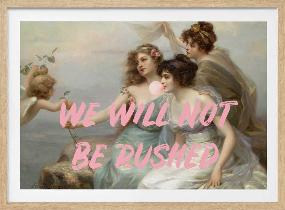 Wewillnotberushed Ratioiso | Poster