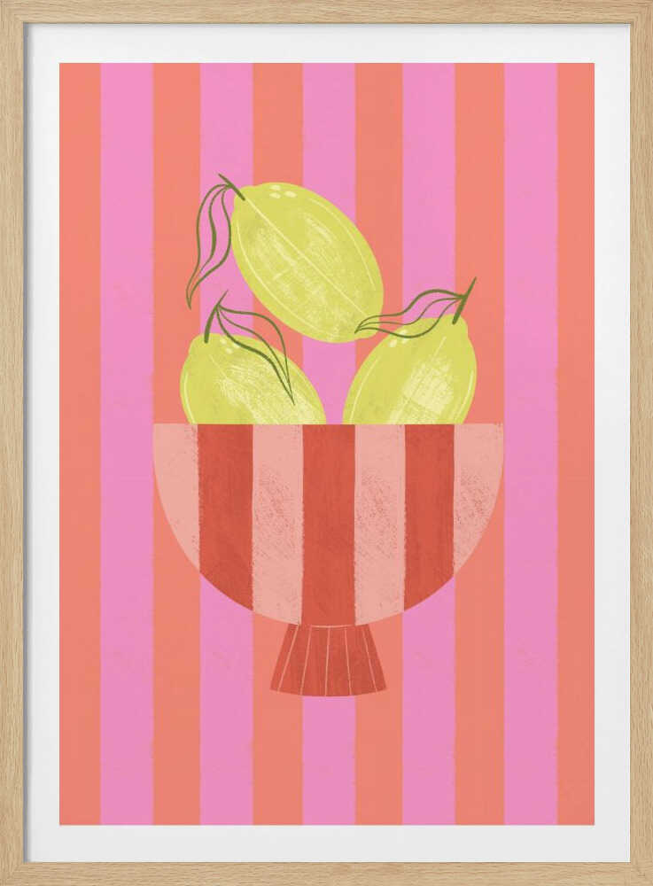 Bol de citrons | Affiche