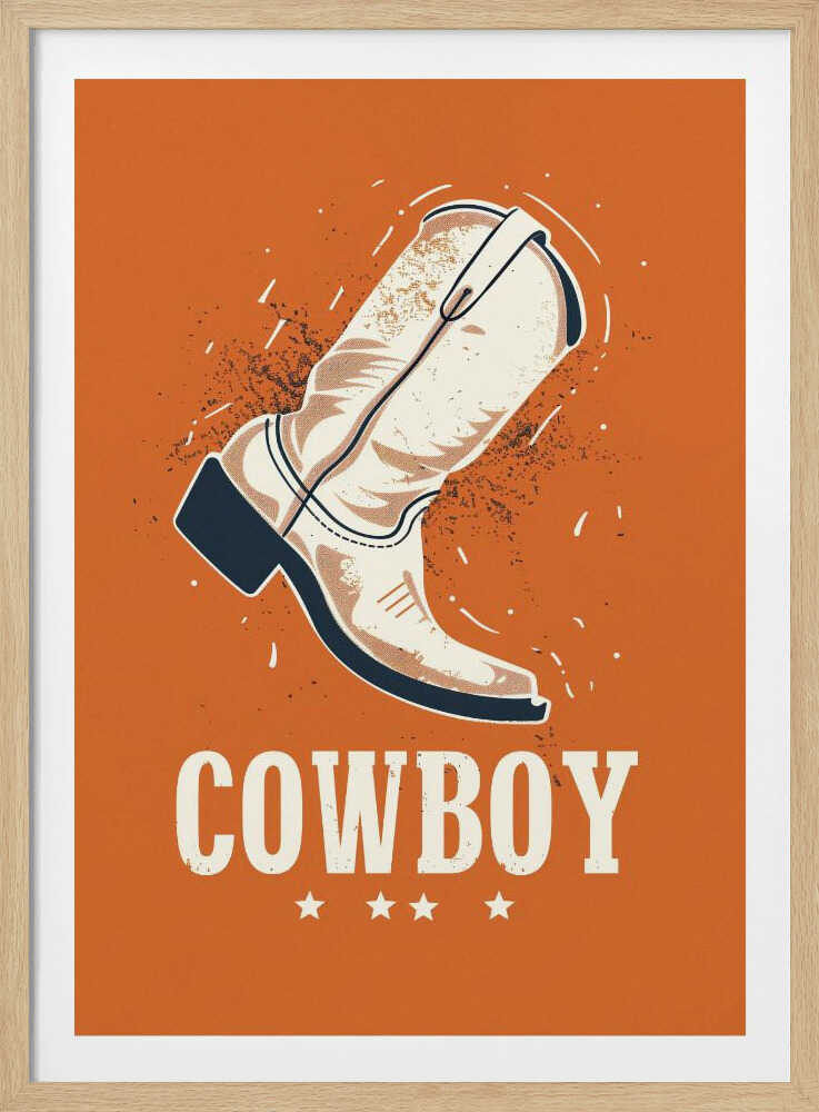 Cowboy Boots Vintage | Poster