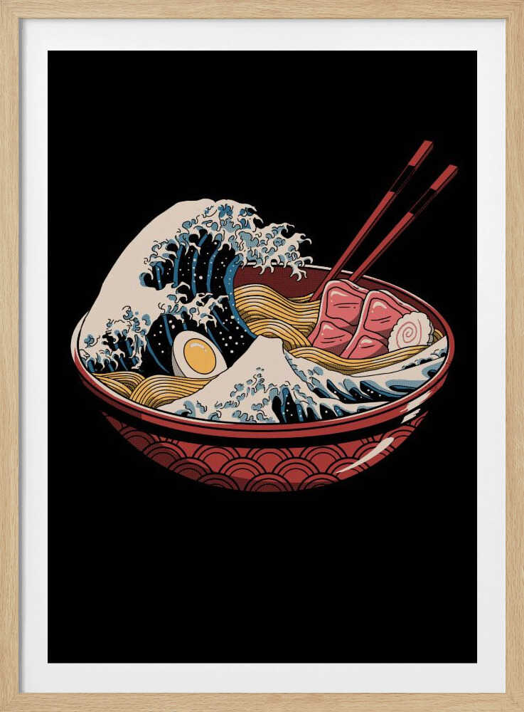 Great Ramen Wave | Poster
