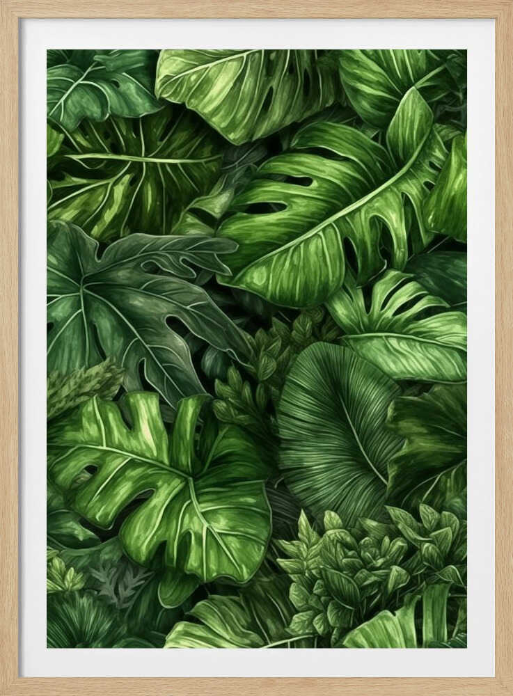 Nature Flowers and Leaves Watercolor Art (89) | Poster