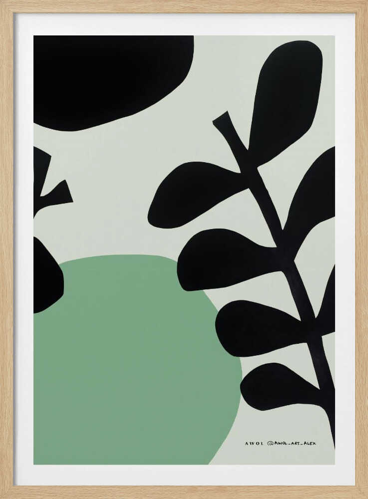 Affiche minimaliste pour jardin, art mural botanique avec illustrations de plantes |