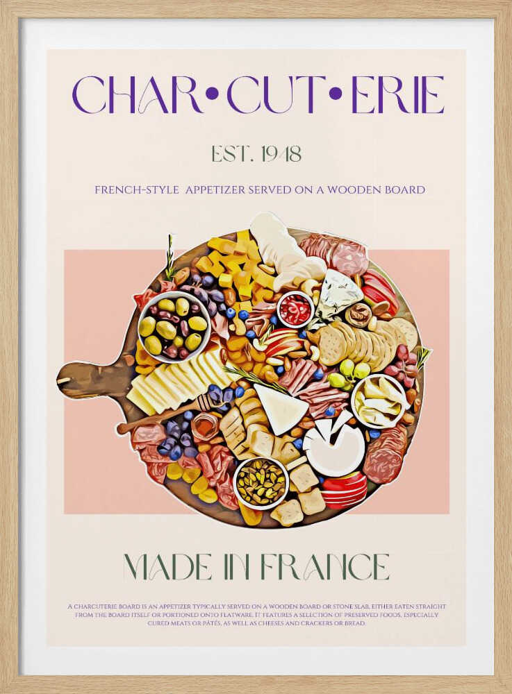 French Feast Board | Poster