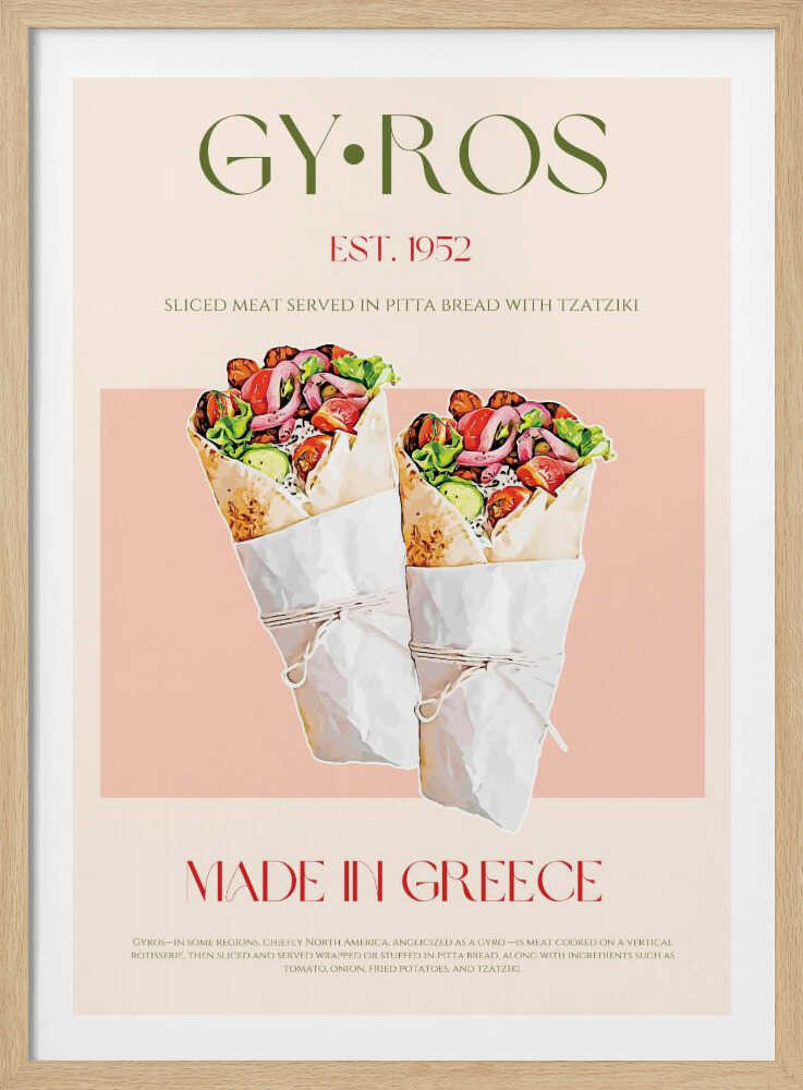 Greek Flavor Delight | Poster
