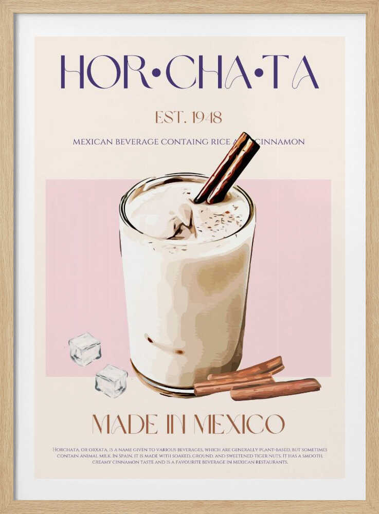 Délice crémeux à la cannelle | Affiche