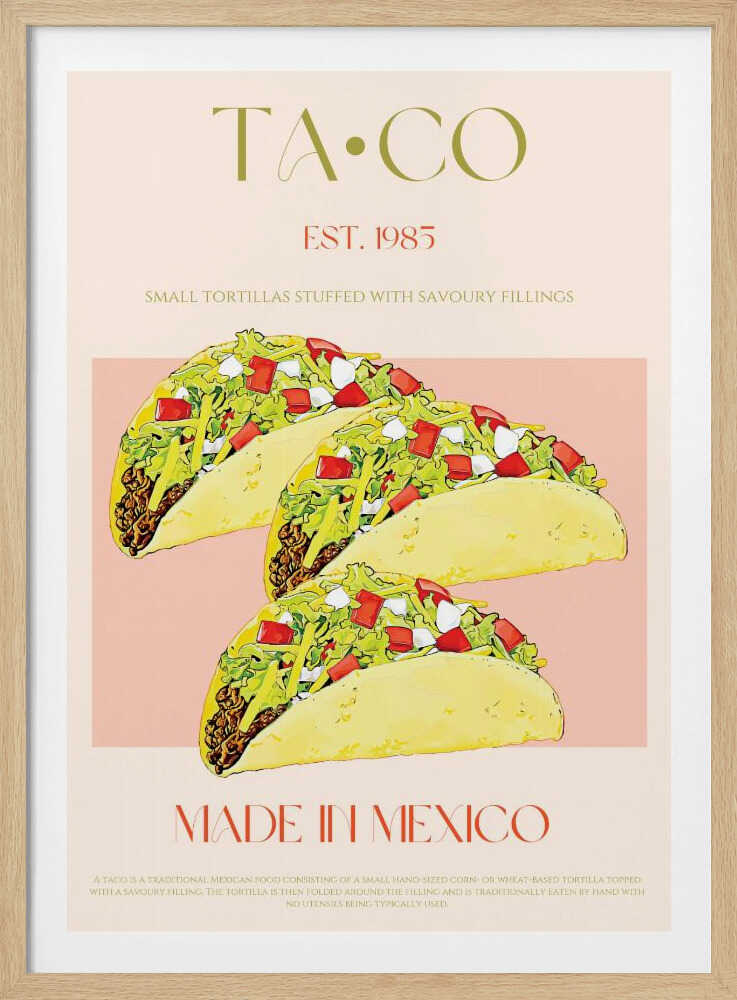Délices de tacos | Affiche