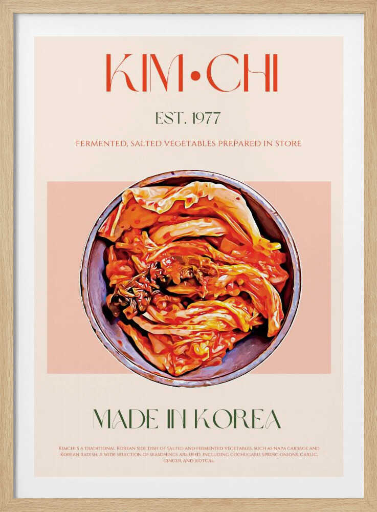 Korean Kimchi Delight | Poster