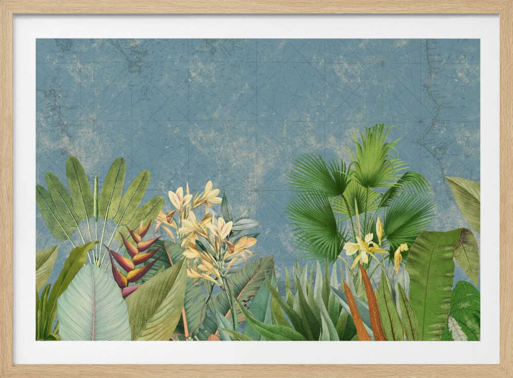 Tropical Vintage Landscape | Poster