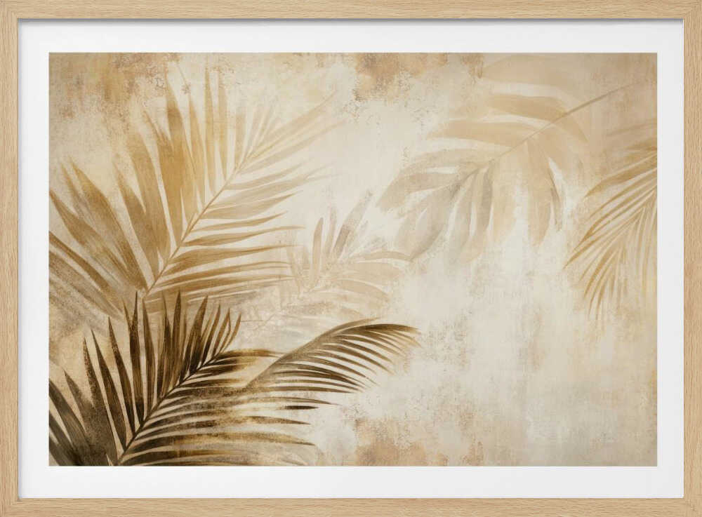 Tropische Palmenblätter | Poster
