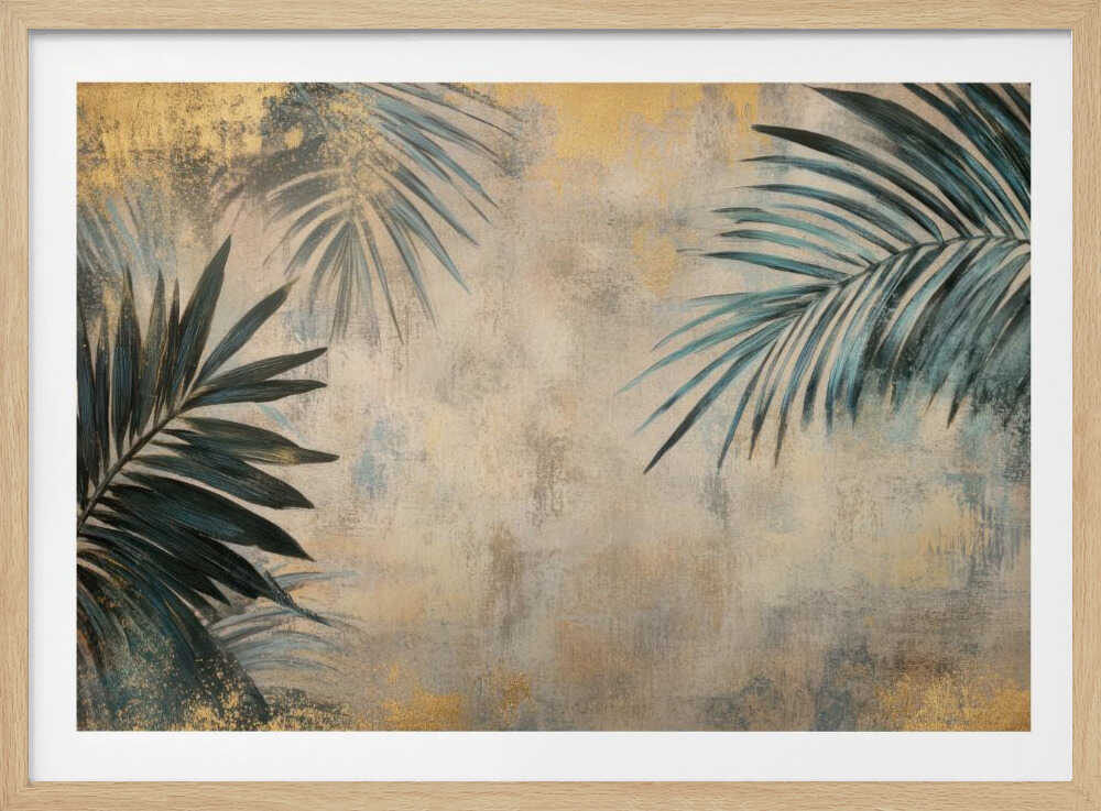 Elegant Tropical Leaves | Poster
