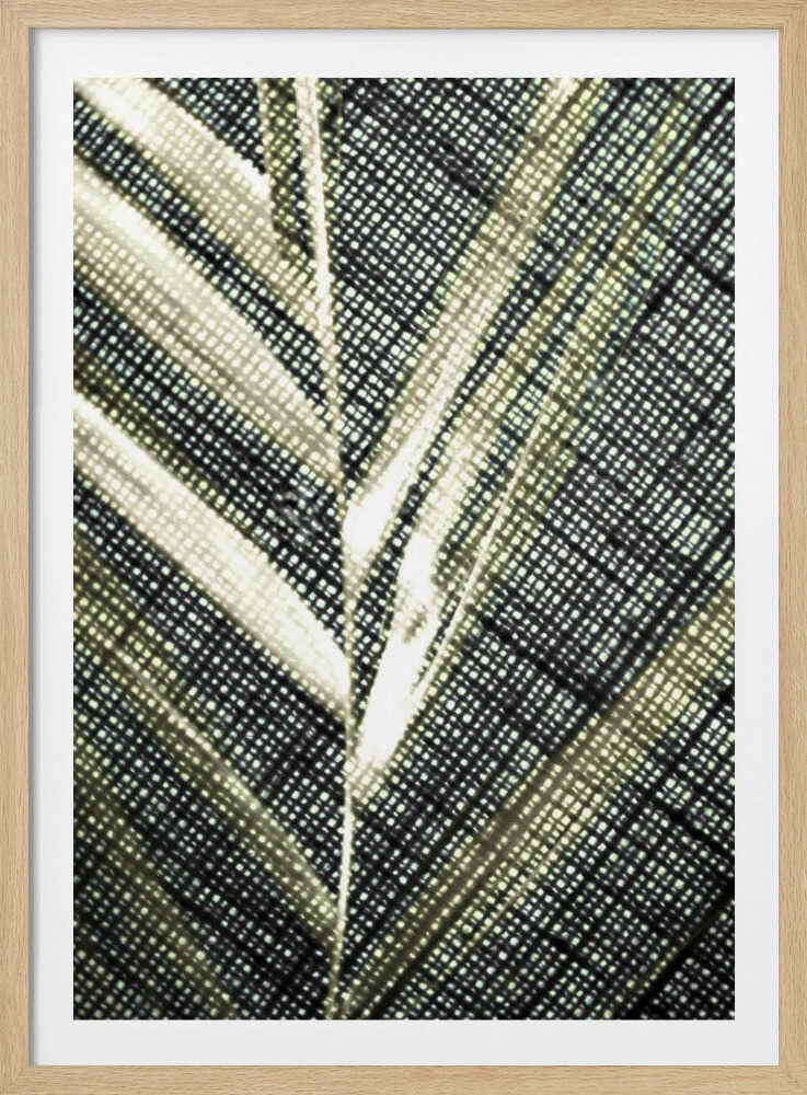 Lueur de tapisserie feuillue | Affiche